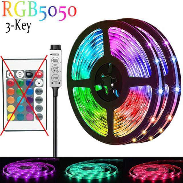 LED Strip 1m-30m RGBIC WS2812b Bluetooth App Control Chasing