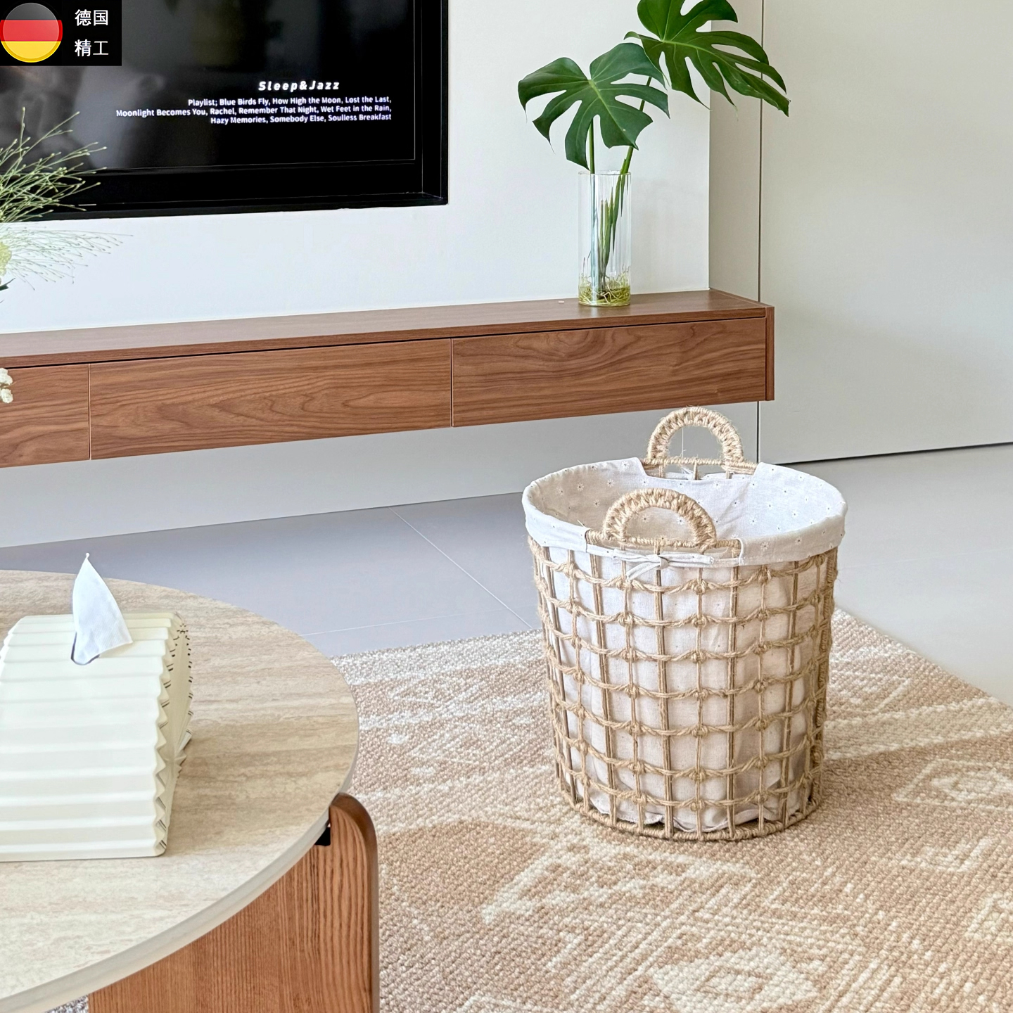 德国进口脏衣篓草藤编家用脏衣服