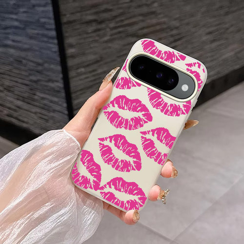 性感红唇适用谷歌PIXEL7/7A/8PRO手机壳9pro xl果冻二合一10