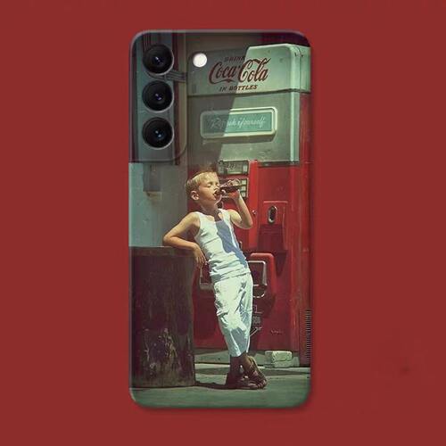 新款s24ultra适用s26可乐男孩三星s22/s23手机壳note20ultra文艺玫瑰s20fe软套F52 A56 55