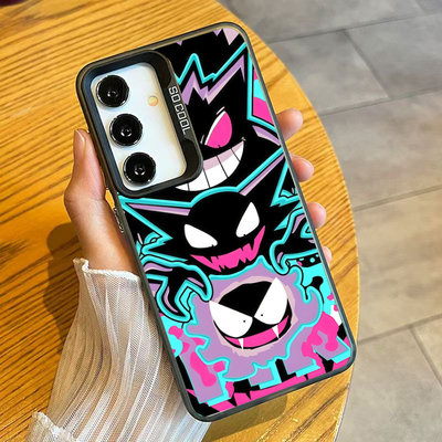 小精灵耿鬼适用三星S24手机壳彩银Galaxy新款S24ULTRA创意S23+创意note20卡通s25