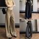 春秋高级感垂感窄版 子2026新款 直筒裤 西装 韩曼惠圣扬阔腿裤 裤 女裤