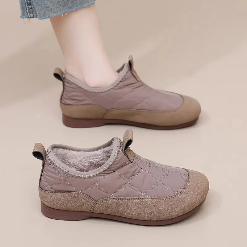 公围百货店冬季新老北京布鞋女棉鞋加绒加厚保暖妈妈鞋防滑一脚蹬,女鞋,深口单鞋,淘宝优惠券,粉丝福利购,淘宝优惠卷