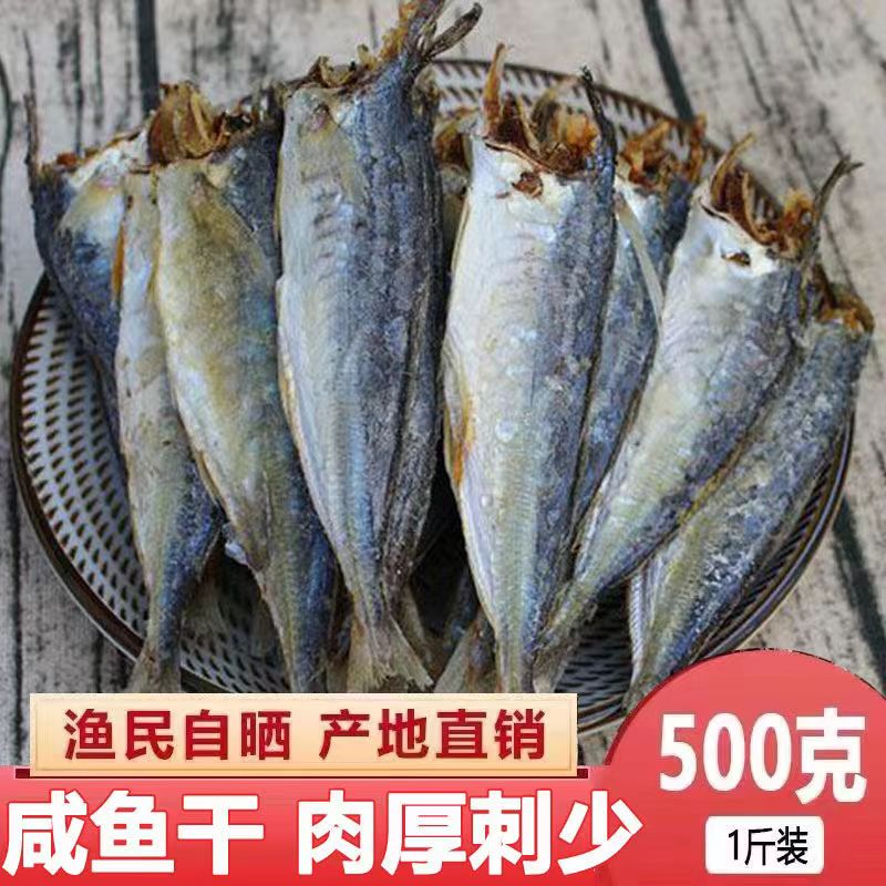 巴浪鱼干500g梅香口味咸鱼干自晒小鱼干风干海鱼干货广西北海特产