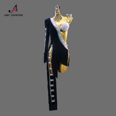 2025新款拉丁舞裙裤比赛连衣裙