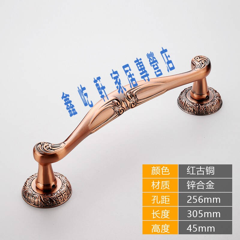 i定做大门双开木门把手别墅仿古铜大拉手明装把手T酒店欧式房门i.