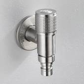 304不锈钢家用迷你全自动洗衣机4分卡扣式 加长接头 专用水龙头短款