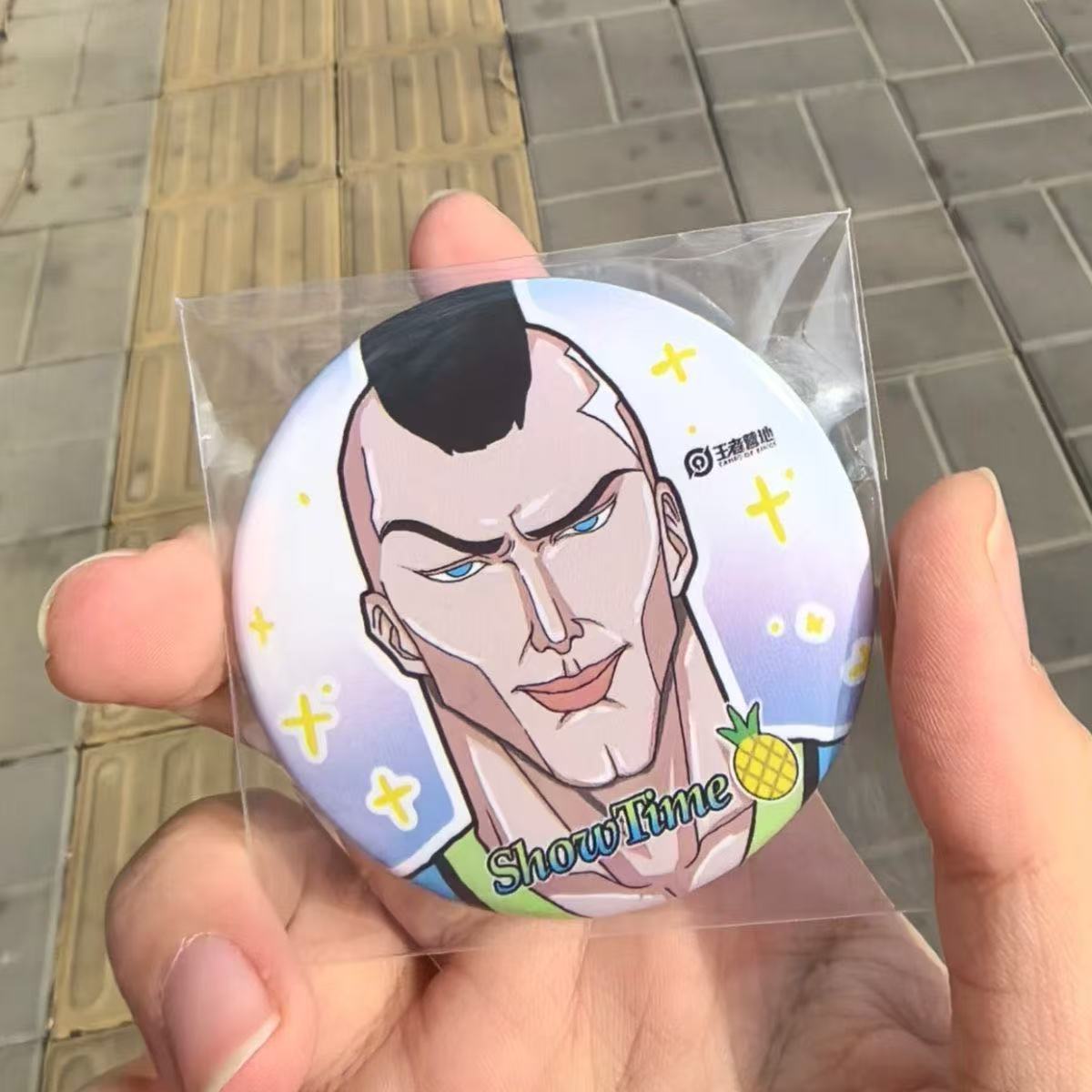 thumbnail for Xiaohongshu King Glory Marco Polo Bar Cute High-Value Schoolbag Decoration Brooch Tinplate Badg