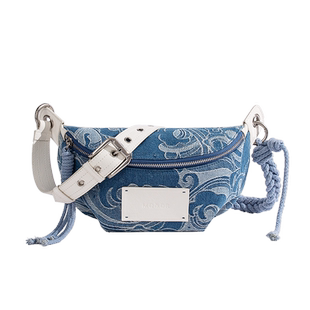 MQ&DR【海中藏月】原创设计星辰大海系列牛仔胸包小众女单肩斜挎