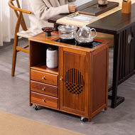 Di Động Bàn Trà Hộ Gia Đình Nhỏ Bàn Trà Gỗ Chắc Chắn Bàn Cà Phê Đa Năng Ấm Siêu Tốc Tích Hợp Phòng Khách Bên Bàn Sofa bên Tủ bàn trà mặt đá chân gỗ