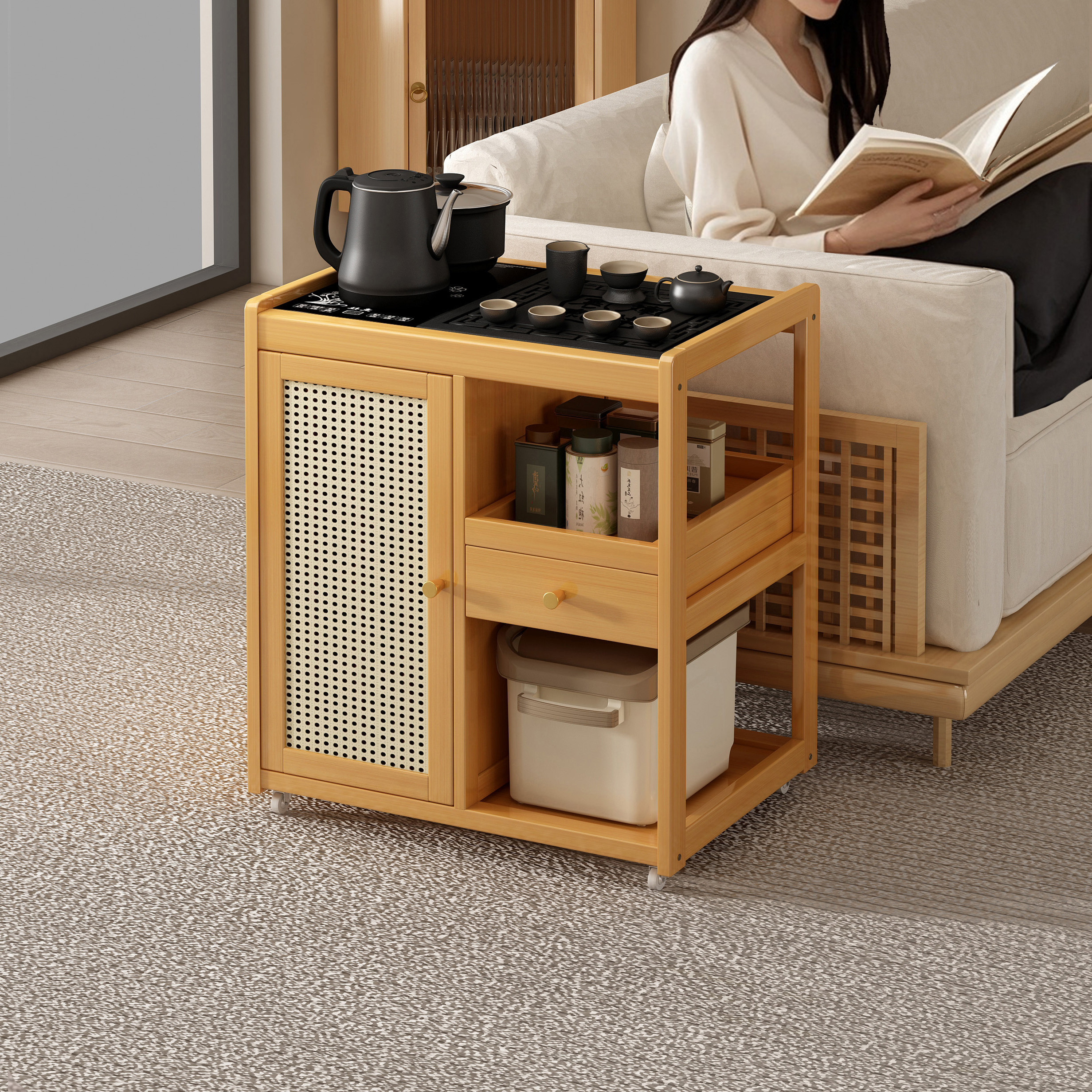 沙发边几可移动茶几客厅家用茶台