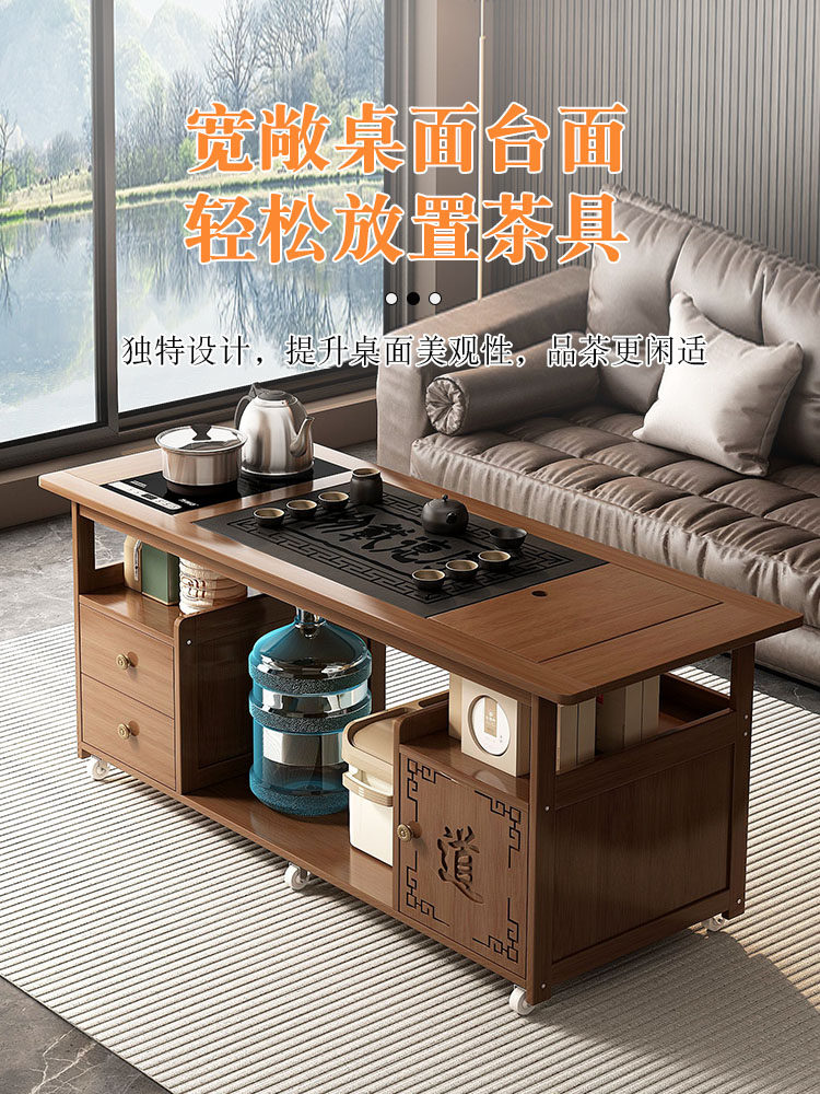 移动茶桌非实木茶几沙发边几家用茶水柜茶车烧水壶一体阳台小茶台,住宅家具,角几/边几,淘宝优惠券,粉丝福利购,淘宝优惠卷