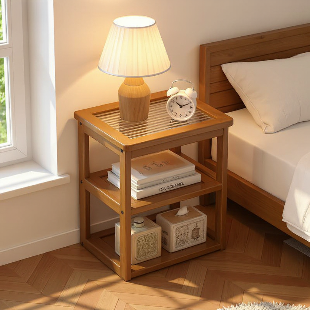 床头柜家用卧室收纳柜可移动置物