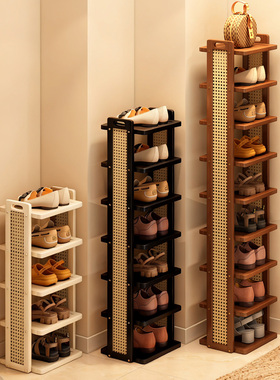 鞋架多层家用门口置物架宿舍窄鞋柜出租房简易鞋子收纳神器省空间