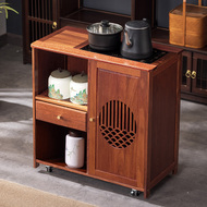 Bàn trà gỗ nguyên khối, phòng khách, bàn bên nhà, tủ trà di động mới 2024, bàn trà chung cư nhỏ, bàn trà đa năng bàn trà đá