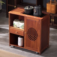 Bàn trà gỗ nguyên khối, phòng khách, bàn bên nhà, tủ trà di động mới 2024, bàn trà chung cư nhỏ, bàn trà đa năng bàn trà đá