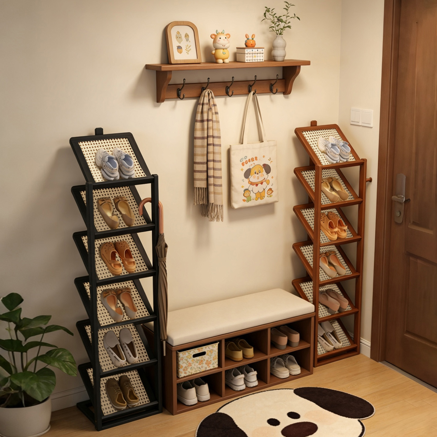 鞋架多层家用门口置物架