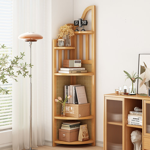 转角置物架客厅角柜墙角三角柜子