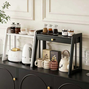 杯子收纳置物架家用杯架桌面马克杯咖啡杯展示架子小型台面餐边柜