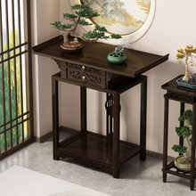 新中式玄关桌家用端景台非实木案几走廊尽头柜供桌香案客厅中堂柜
