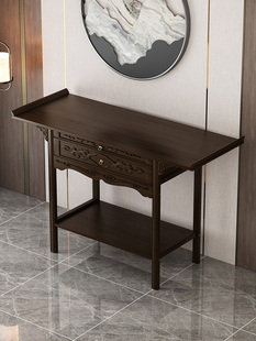 供桌香案家用供奉台新中式案台非实木财神爷敬神香桌小型玄关条案