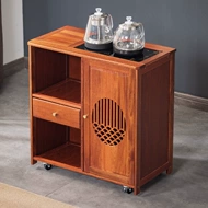 Gỗ Chắc Chắn Phòng Khách Bàn 2024 Mới Tủ Trà Di Động Bên Bàn Cho Căn Hộ Nhỏ Trà Xe Đơn Giản Nhỏ Bàn Trà bàn trà