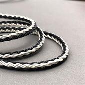 adc ies .平衡线 股单晶铜镀银线耳机升级线mmcx.