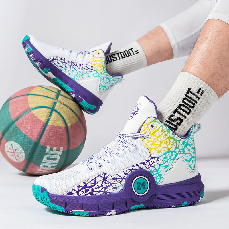 2024新款青少年科比篮球鞋男儿童运动鞋学生专业实战球鞋网面款