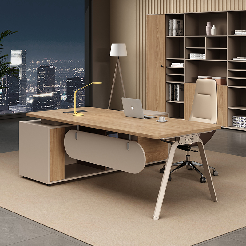 鑫森简约新品顺丰厂家直销老板桌