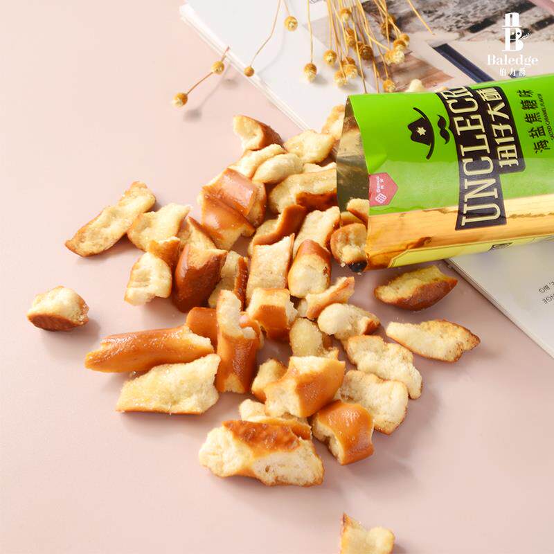 扭仔大酥碱水面包干海盐焦糖烤面包干压缩饼干小包装宿舍零食小吃