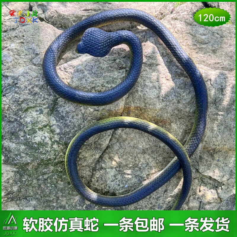 仿真蛇软胶弹力眼镜蛇包邮