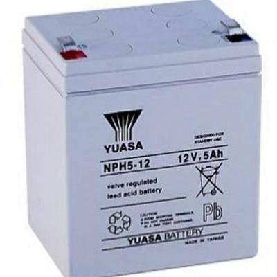 YUASA12V5AH汤浅UPS电源免维护蓄电池NPH5-12 汤浅12V5ah