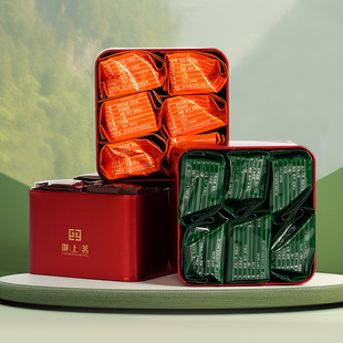 浓香型品鉴茶叶试喝装 御上茗大红袍水仙茶肉桂岩茶组合装 茶叶罐装