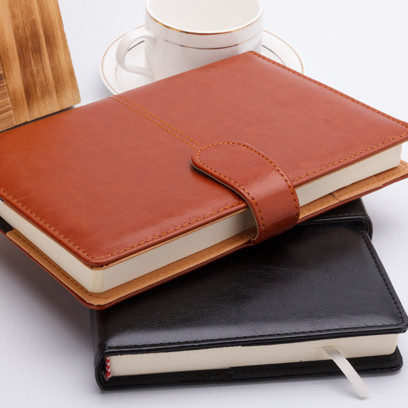 苏达a5简约商务笔记本记事本加厚磁扣本子文具b5工作会议记录本工作本