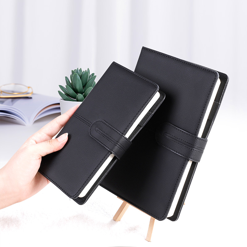 博文PU皮质磁扣油边笔记本