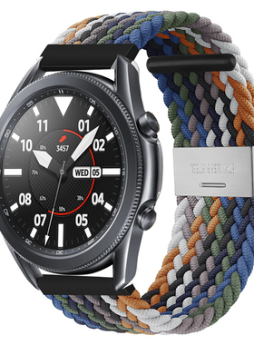 适用小米watchS1尼龙编织表带Color2运动版手表带RS3/RT2/GST腕带