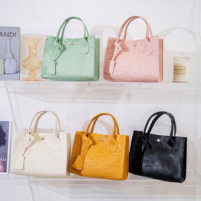 tote bags韩版女包工厂直销2026women bag大容量手提包压花斜挎包