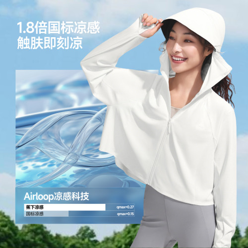 蕉下披肩防晒衣女春夏防紫外线upf100+户外冰丝焦下防晒服短外套