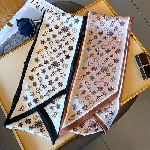 lv5&vv20围巾丝巾领巾绑包发财桶手柄保护水桶包丝带飘发带邮差包
