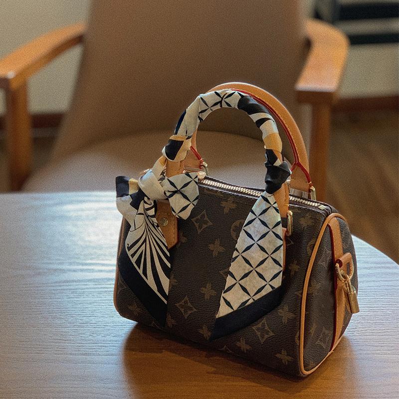 lv5&vv20老花丝巾nano手柄保护邮差包飘带绑包speedy30配件束发带