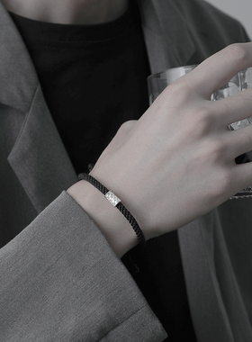 罗网手链纯银男生复古小众