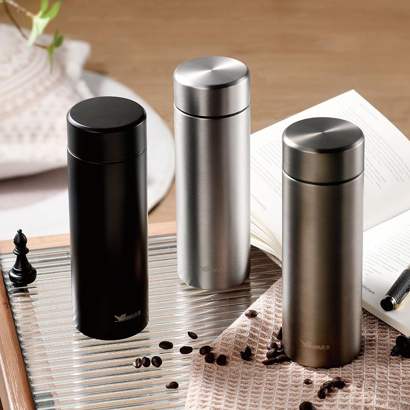 公华亚真空锈钢保温杯商务泡WAYA/华茶杯车载礼品办杯不子便水携