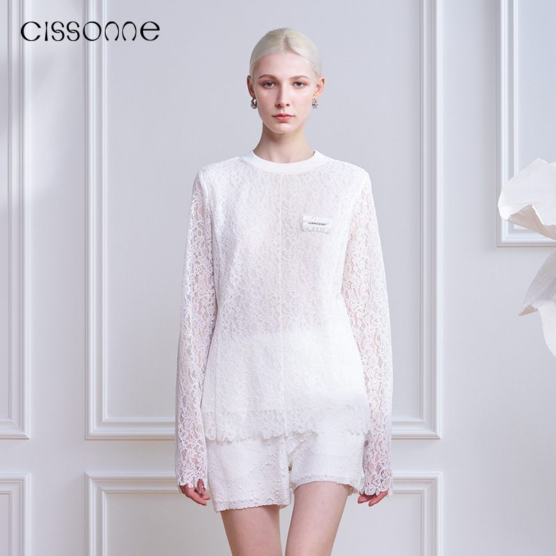 蕾丝CISSONNE早春法式立体