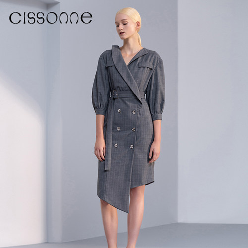CISSONNE赛颂初秋女装复古羊毛