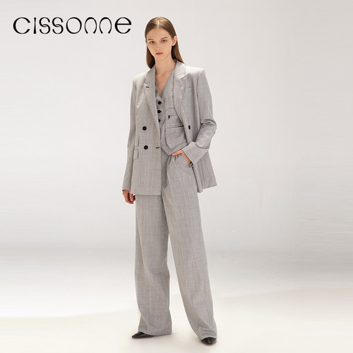 CISSONNE/赛颂早春百搭西装外套