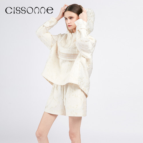 CISSONNE春夏运动宽松卫衣
