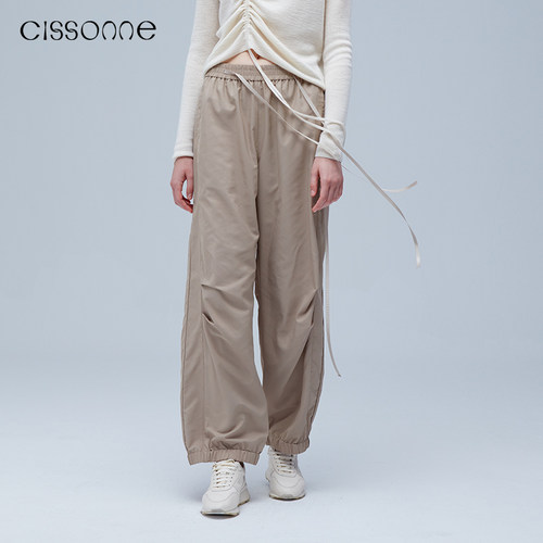 CISSONNE赛颂经典直筒工装裤