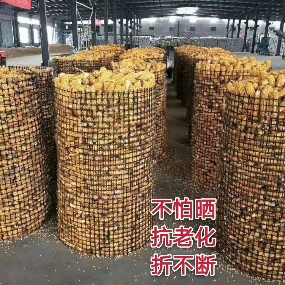 装玉米棒子网圈玉米网玉米储存仓网架子网围栏囤架围晒屯玉米囤笼