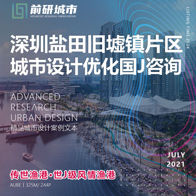 2024新款深圳盐田旧墟镇片区城市设计优化风情渔港城精品方案文本