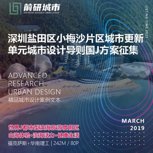 2023新款深圳盐田区小梅沙城市更新单元城市设计导则精品方案文本